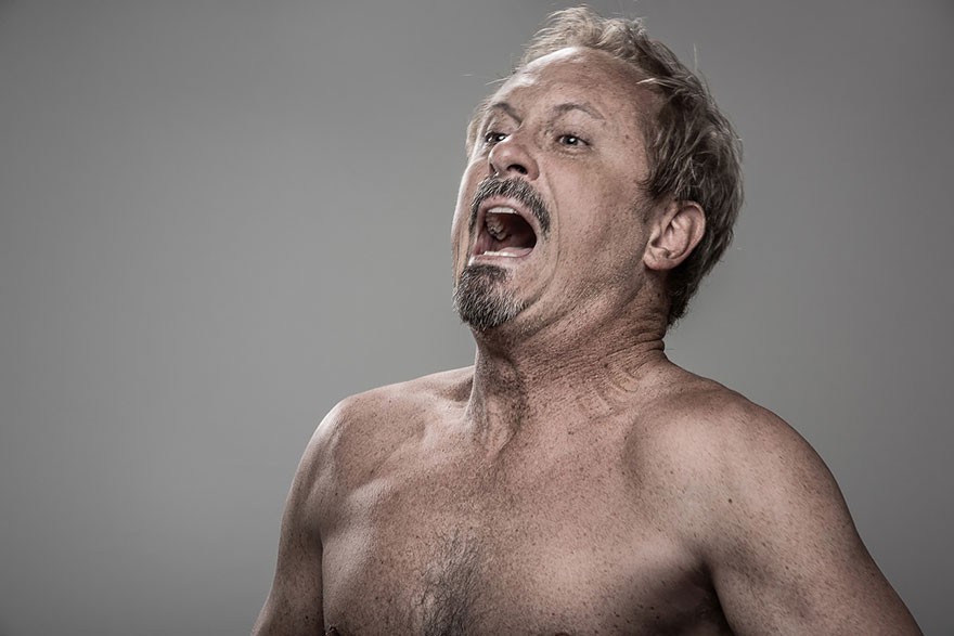 Taser Photoshoot, photographer Patrick Hall, удар электрошокером, лицо электрошокер