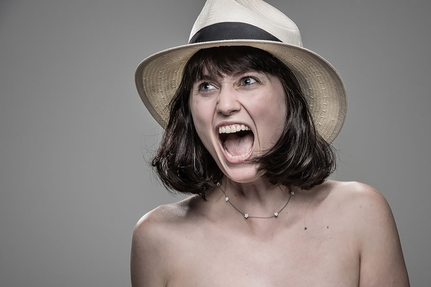 Taser Photoshoot, photographer Patrick Hall, удар электрошокером, лицо электрошокер