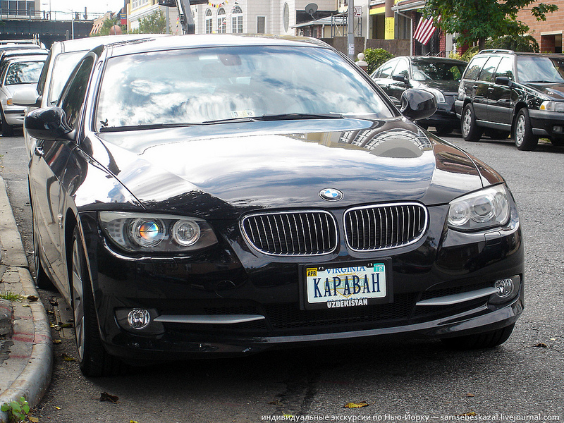 автомобильные номера на русском в Америке, смешные номерные знаки на русском в США