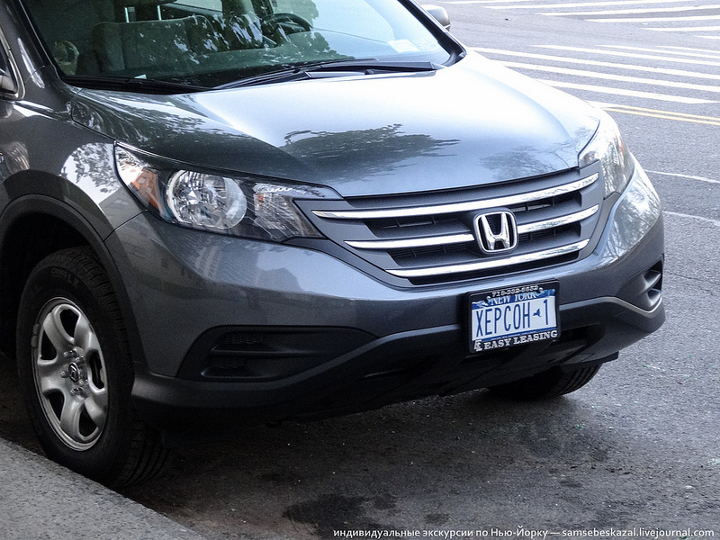 автомобильные номера на русском в Америке, смешные номерные знаки на русском в США