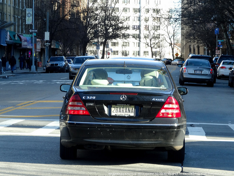 автомобильные номера на русском в Америке, смешные номерные знаки на русском в США