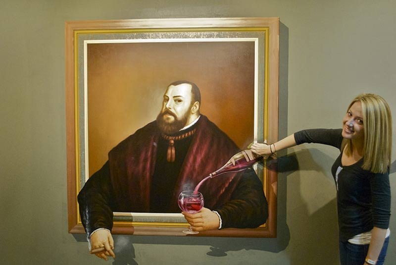 3D? обман зрения, музей, Сеул,Trick Eye Museum)