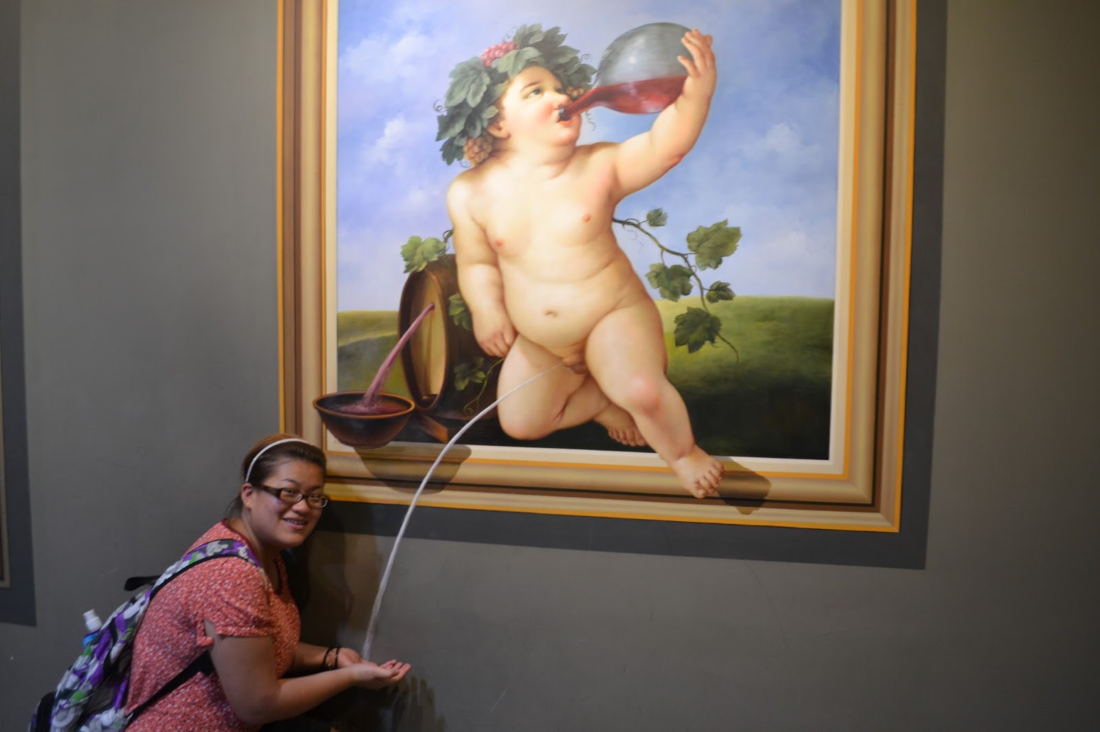 3D? обман зрения, музей, Сеул,Trick Eye Museum)