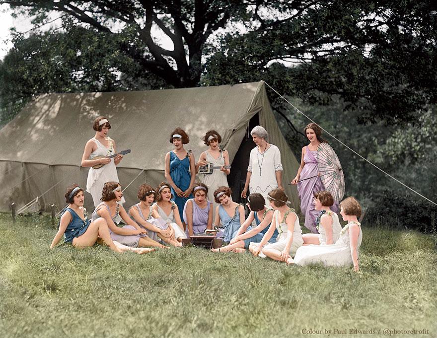 исторические фотографии в цвете, черно-белые фотографии в цвете, восстановленные фото в цвете