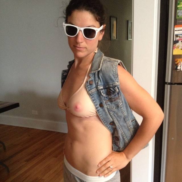 TaTa Top Free The Nipple Robyn Graves and Michelle Lytle, купальник имитирующий грудь