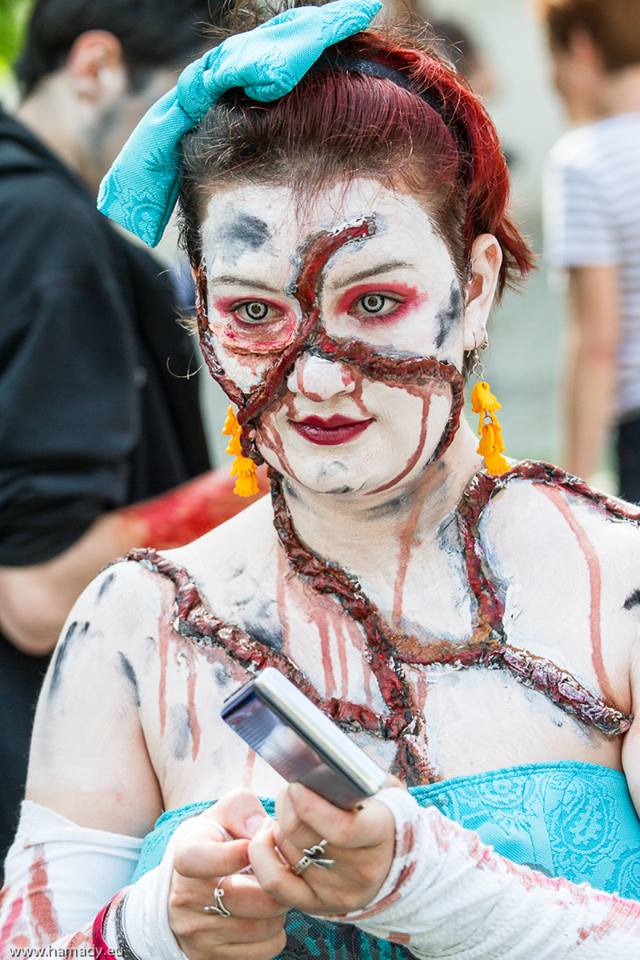 Prague Zombie Walk 2014, king of the zombie, Josef Rarach, парад зомби Прага 2014, Король зомби, Йозеф Рарах