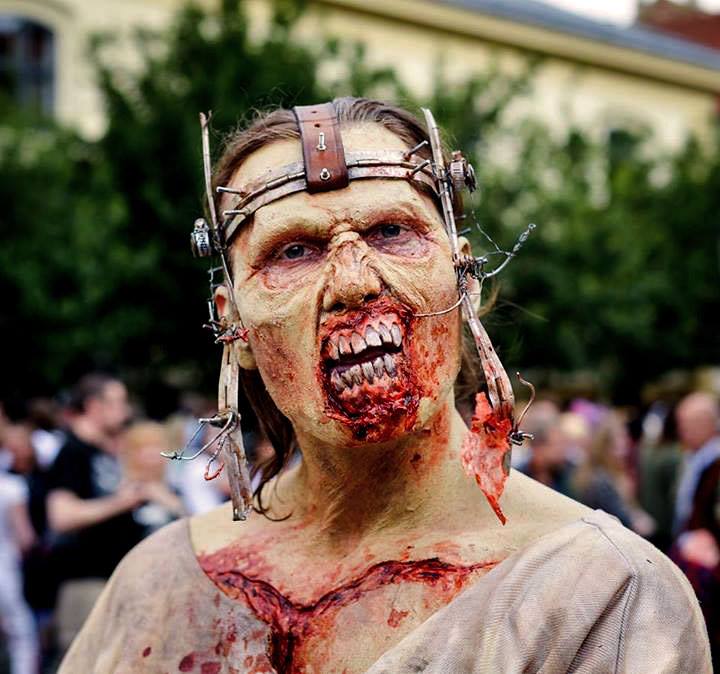 Prague Zombie Walk 2014, king of the zombie, Josef Rarach, парад зомби Прага 2014, Король зомби, Йозеф Рарах