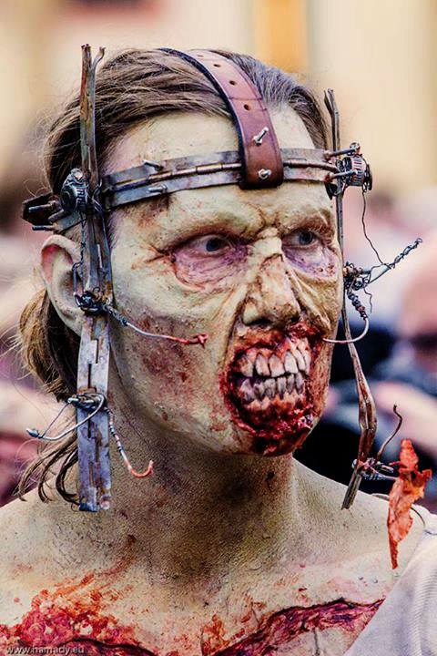 Prague Zombie Walk 2014, king of the zombie, Josef Rarach, парад зомби Прага 2014, Король зомби, Йозеф Рарах