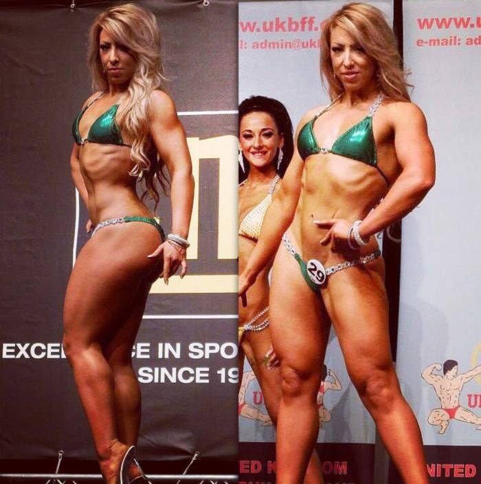 Sarah-Louise Hawkins Сара-Луиза Хокинс, девушки спорт, бодибилдинг, до и после