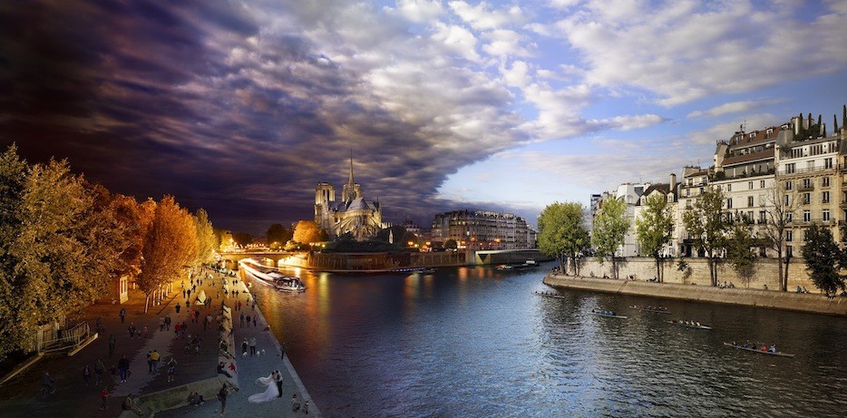 Композитные фото, день и ночь на одной фотографии, Стивен Уилкс, Stephen Wilkes