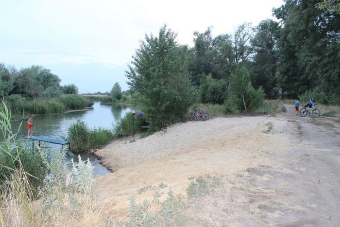 Российские дачники своими руками превратили поросший берег реки в пляж пляж своими руками, превратили берег реки в пляж