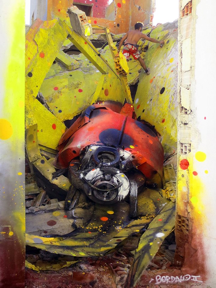 Скульптуры животных из мусора, Bordalo II