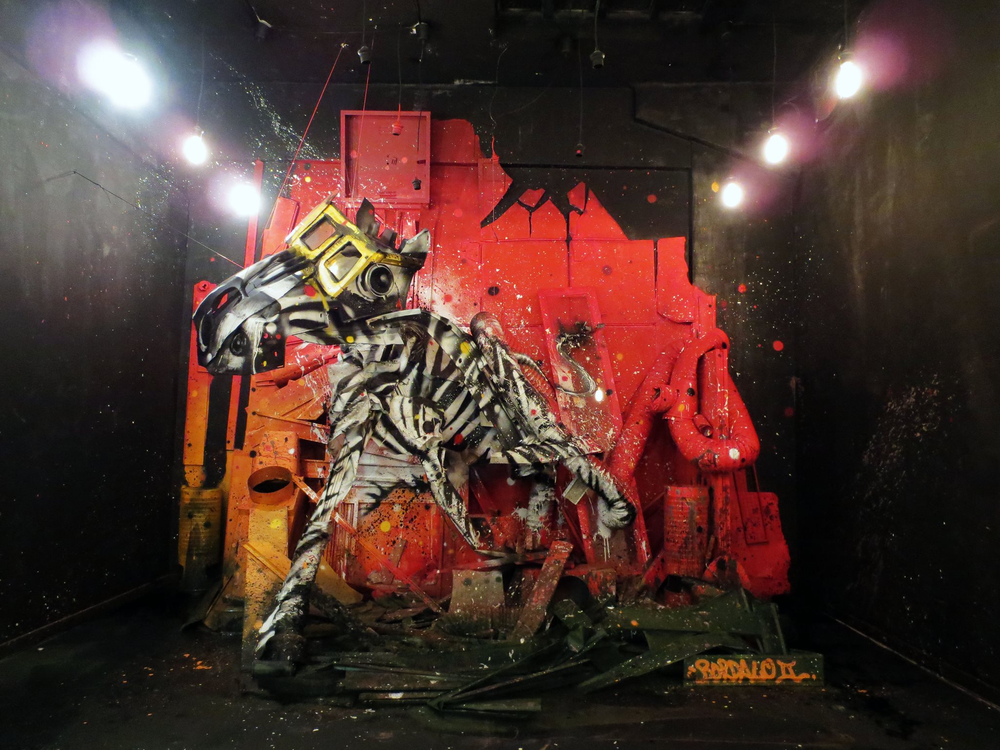 Скульптуры животных из мусора, Bordalo II