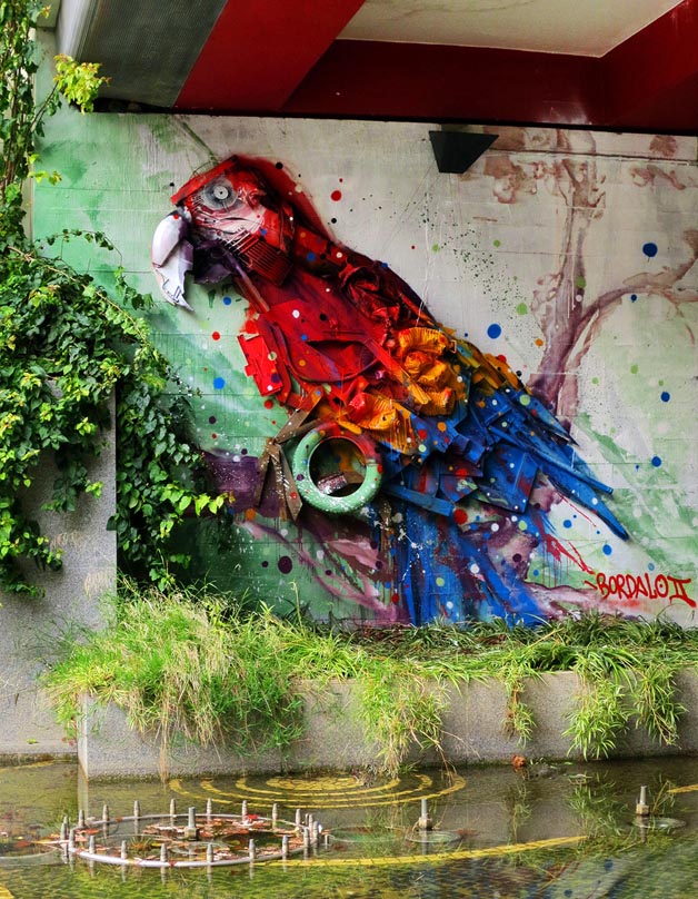 Скульптуры животных из мусора, Bordalo II