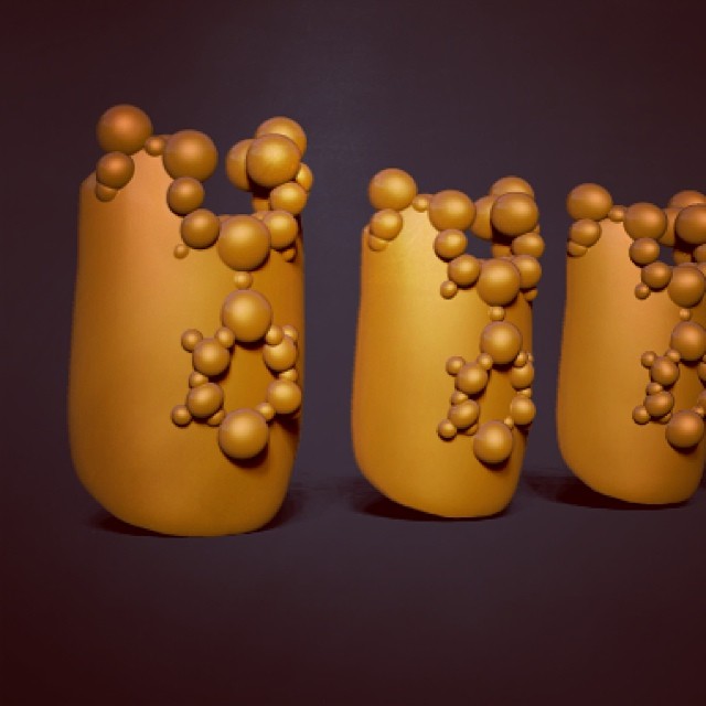 Фактурные, накладные ногти, распечатанные на 3D-принтере