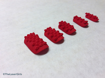 Фактурные, накладные ногти, распечатанные на 3D-принтере