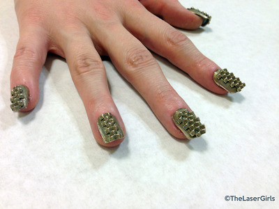 Фактурные, накладные ногти, распечатанные на 3D-принтере