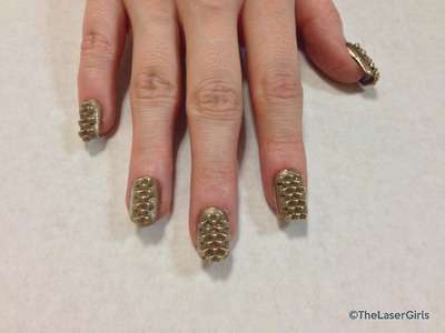 Фактурные, накладные ногти, распечатанные на 3D-принтере