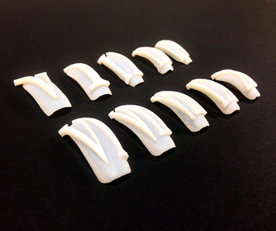 Фактурные, накладные ногти, распечатанные на 3D-принтере