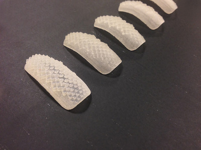 Фактурные, накладные ногти, распечатанные на 3D-принтере