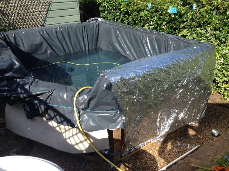 Как самому сделать бюджетное джакузи у себя во дворе джакузи своими руками, сделать джакузи у себя во дворе, сделать бюджетное джакузи