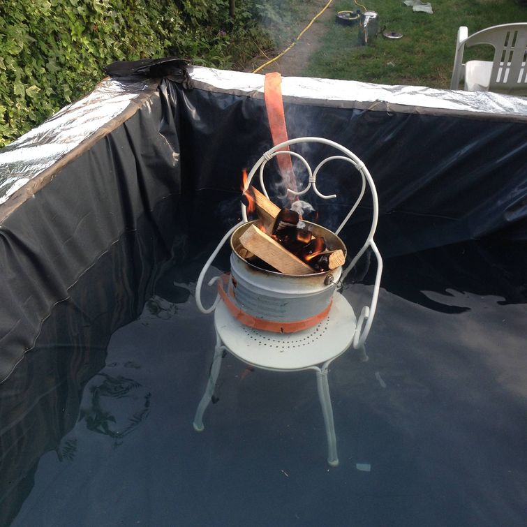 Как самому сделать бюджетное джакузи у себя во дворе джакузи своими руками, сделать джакузи у себя во дворе, сделать бюджетное джакузи