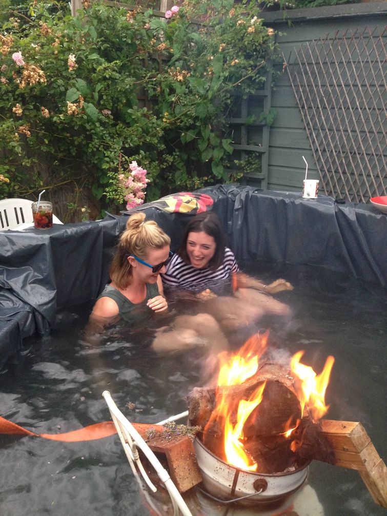 Как самому сделать бюджетное джакузи у себя во дворе джакузи своими руками, сделать джакузи у себя во дворе, сделать бюджетное джакузи