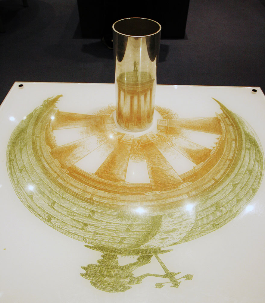 анаморфные картины, Jonty Hurwitz István Orosz, оптические иллюзии, обман зрения