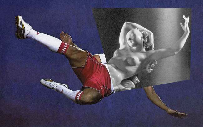 Фото спортсменов совмещенные с фотографиями скульптур, Йенс Ульрих, Jens Ullrich, коллажи фото спортсменов скульптуры