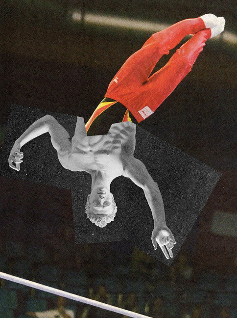 Фото спортсменов совмещенные с фотографиями скульптур, Йенс Ульрих, Jens Ullrich, коллажи фото спортсменов скульптуры