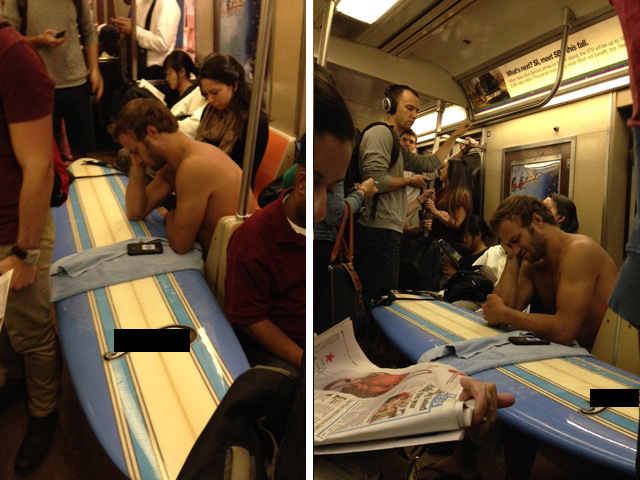 странные пассажиры метро, Безумные пассажиры общественного транспорта