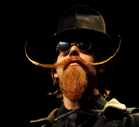 Beard and Mustache Championship 2014, необычные усы и борода