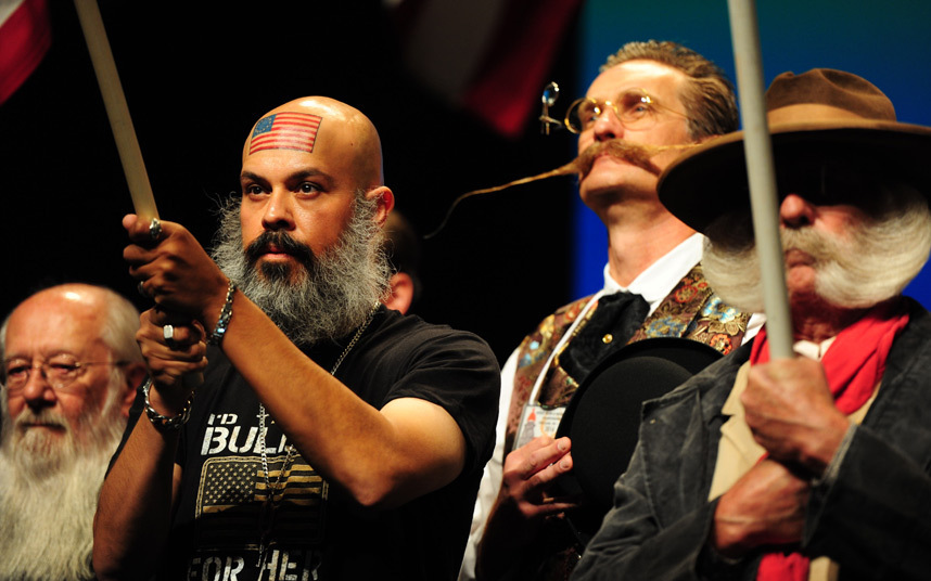 Beard and Mustache Championship 2014, необычные усы и борода