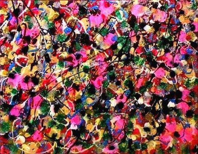 Кира Эйн Варзеджи, Kira Ayn Varszegi, девушка рисует картины грудью, девушка рисует картины грудью 4 размера