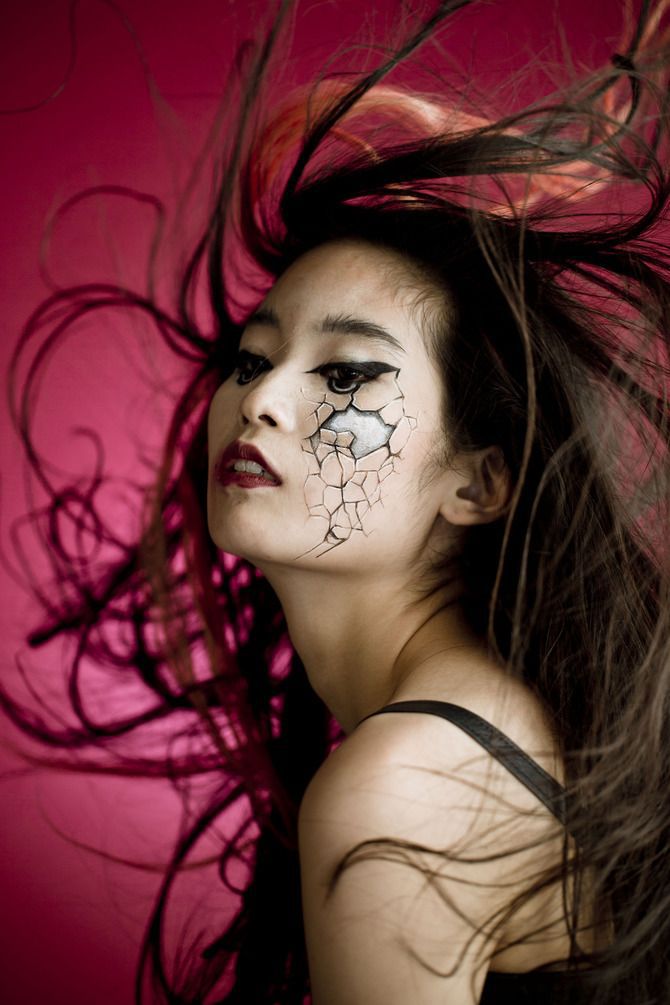 Реалистичный боди-арт, жуткий боди-арт, художница Хикару Чо, Hikaru Cho