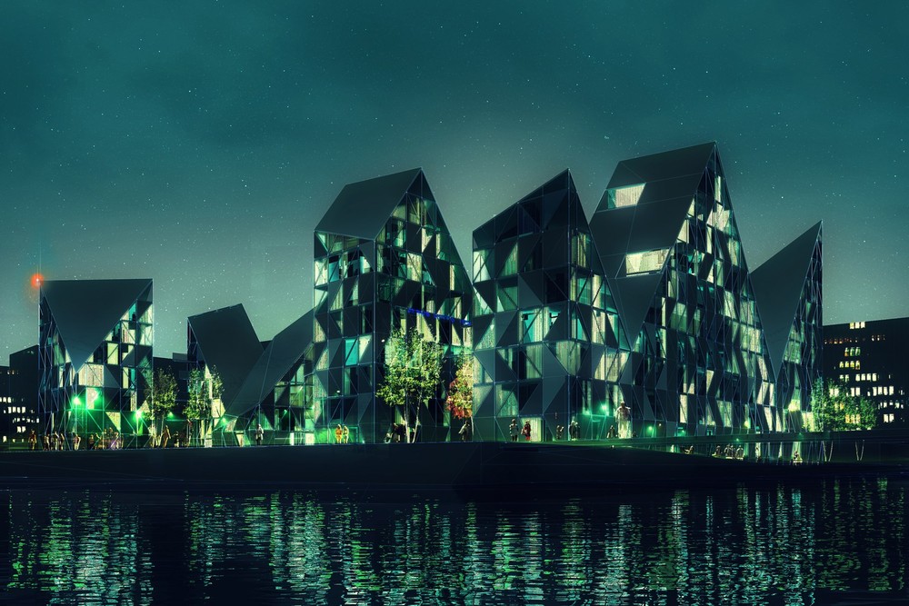 жилой комплекс Айсберг, дом Айсберг, Орхусская гавань