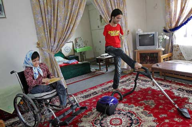 Фатима и Ахмад, супружеская пара инвалидов, дополняют друг друга, история любви инвалидов