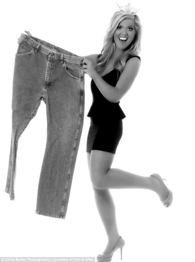 от толстушки до участницы конкурса красоты, Кели Крифко Keli Kryfko