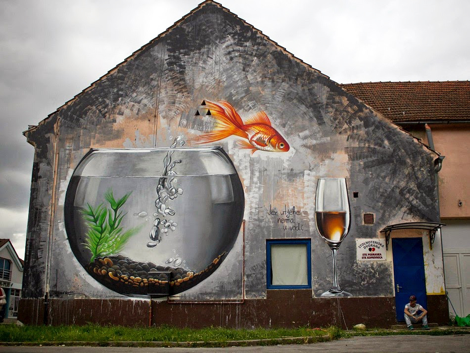 стрит-арт уличные художники рисунки на стенах, лучший стрит-арт июня