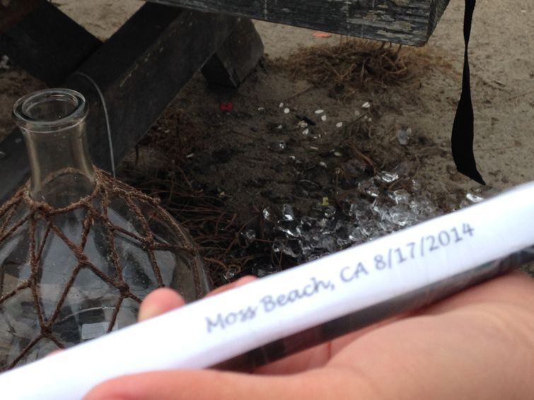 история сообщения в бутылке, история послания в бутылке, трогательное послание в бутылке