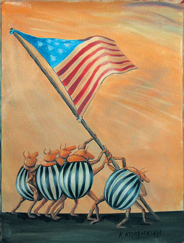 комичные, сатира, ирония, гротеск, Николай Копейкин, художник, андеграунд