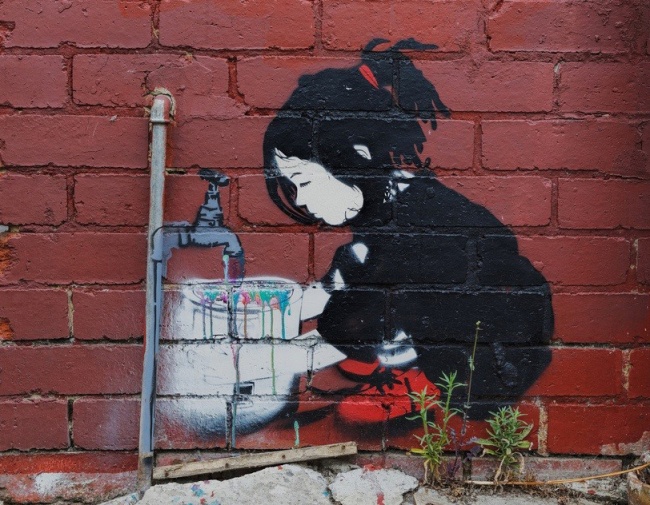 Лучший стрит-арт марта 2014