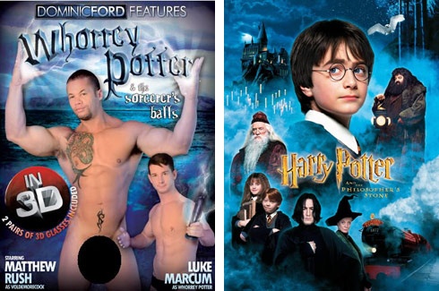 Обложки голливудских блокбастеров и обложки их поpно-версий порно-версии блокбастеров, порно-ремейки, обложки блокбастеров пародии