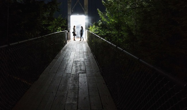 Foresta Lumina, Люминесцентный парк, ущелье Коатикук, Coaticook 