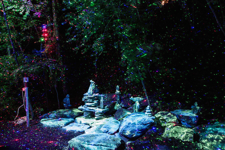 Foresta Lumina, Люминесцентный парк, ущелье Коатикук, Coaticook 