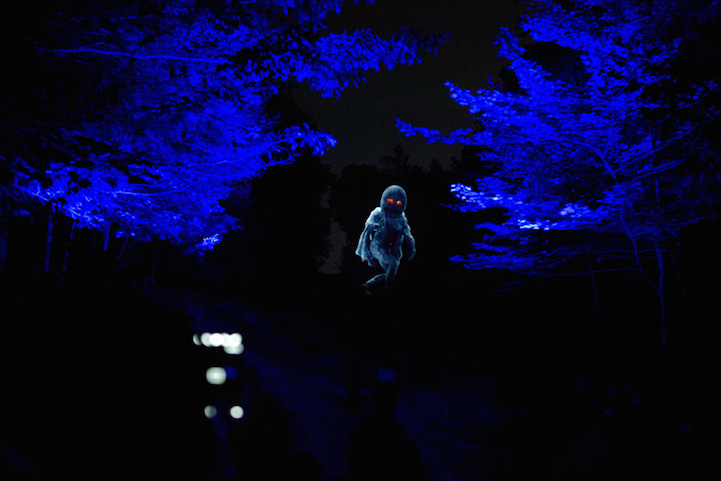 Foresta Lumina, Люминесцентный парк, ущелье Коатикук, Coaticook 