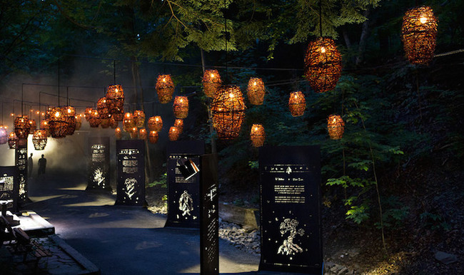 Foresta Lumina, Люминесцентный парк, ущелье Коатикук, Coaticook 