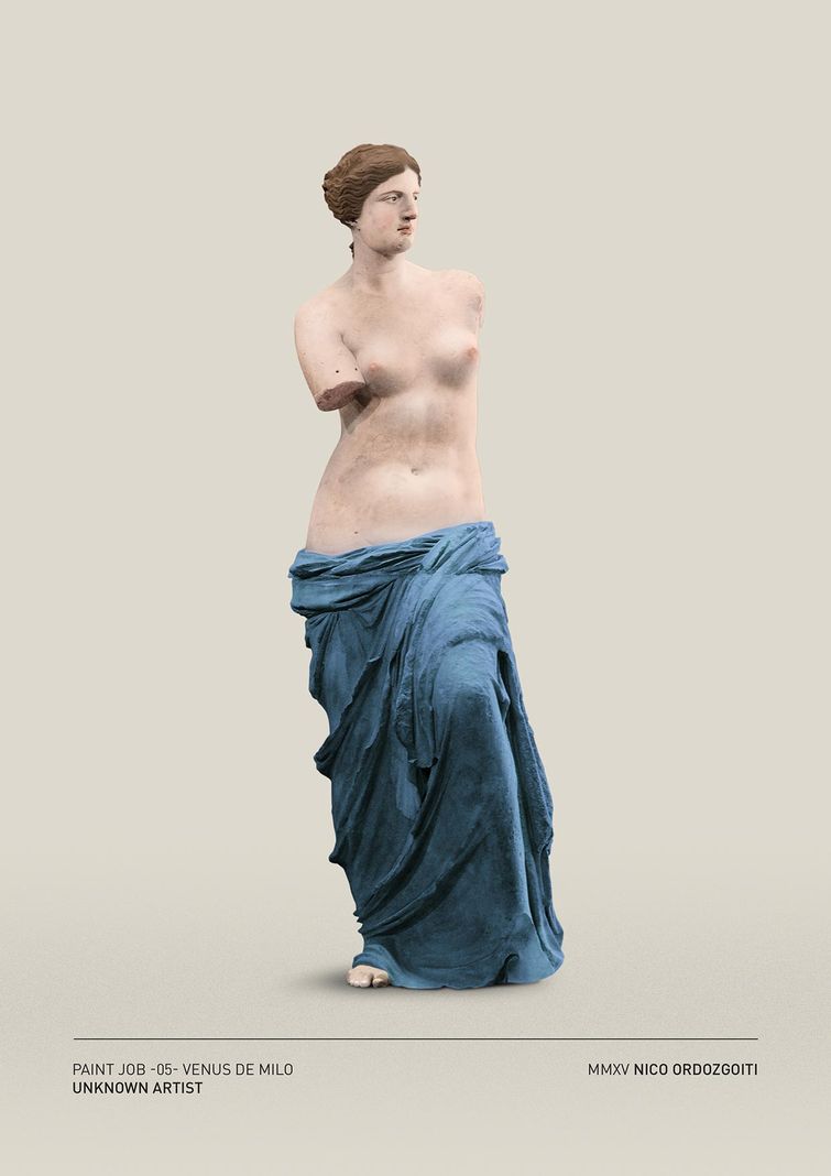 Нико Ордозгоити, Nico Ordozgoiti, статуи эпохи Возрожения в цвете, Возрождение в цвете, раскрашенные статуи эпохи Возрождения