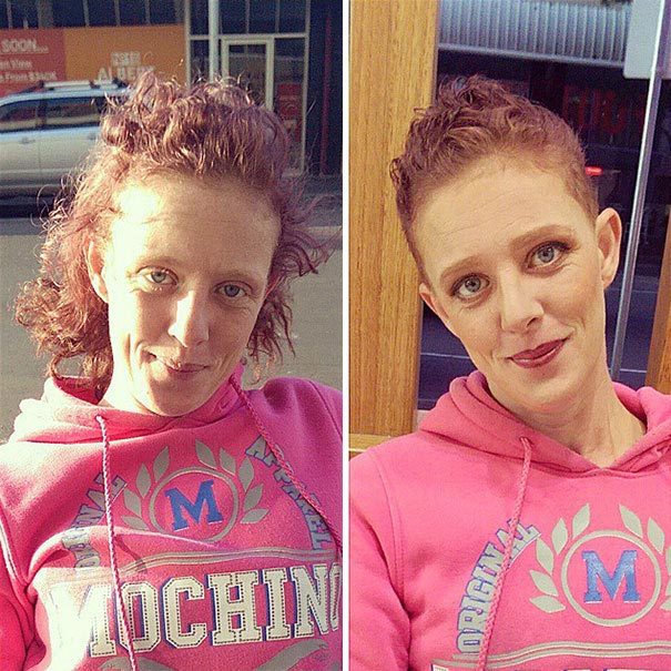 Бывший наркоман бесплатно стрижёт бездомных, парень стрижёт бездомных,Насир Собхани, Nasir Sobhani, Street Barber 