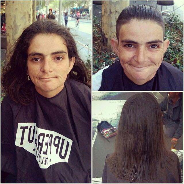 Бывший наркоман бесплатно стрижёт бездомных, парень стрижёт бездомных,Насир Собхани, Nasir Sobhani, Street Barber 